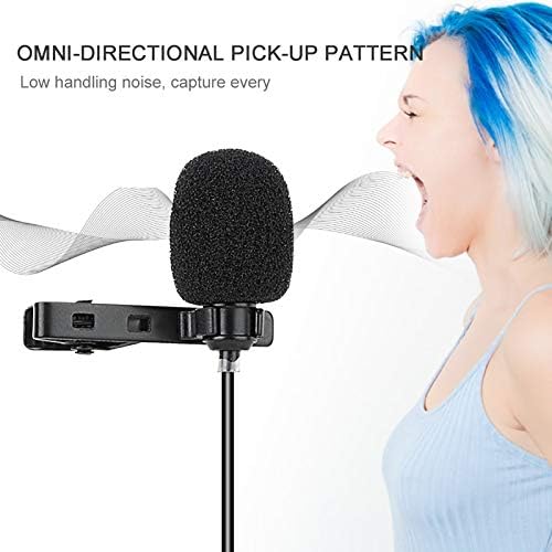 + Omni-directional kondenzatorski mikrofon na kopči za pametne telefone i DSLR fotoaparate
